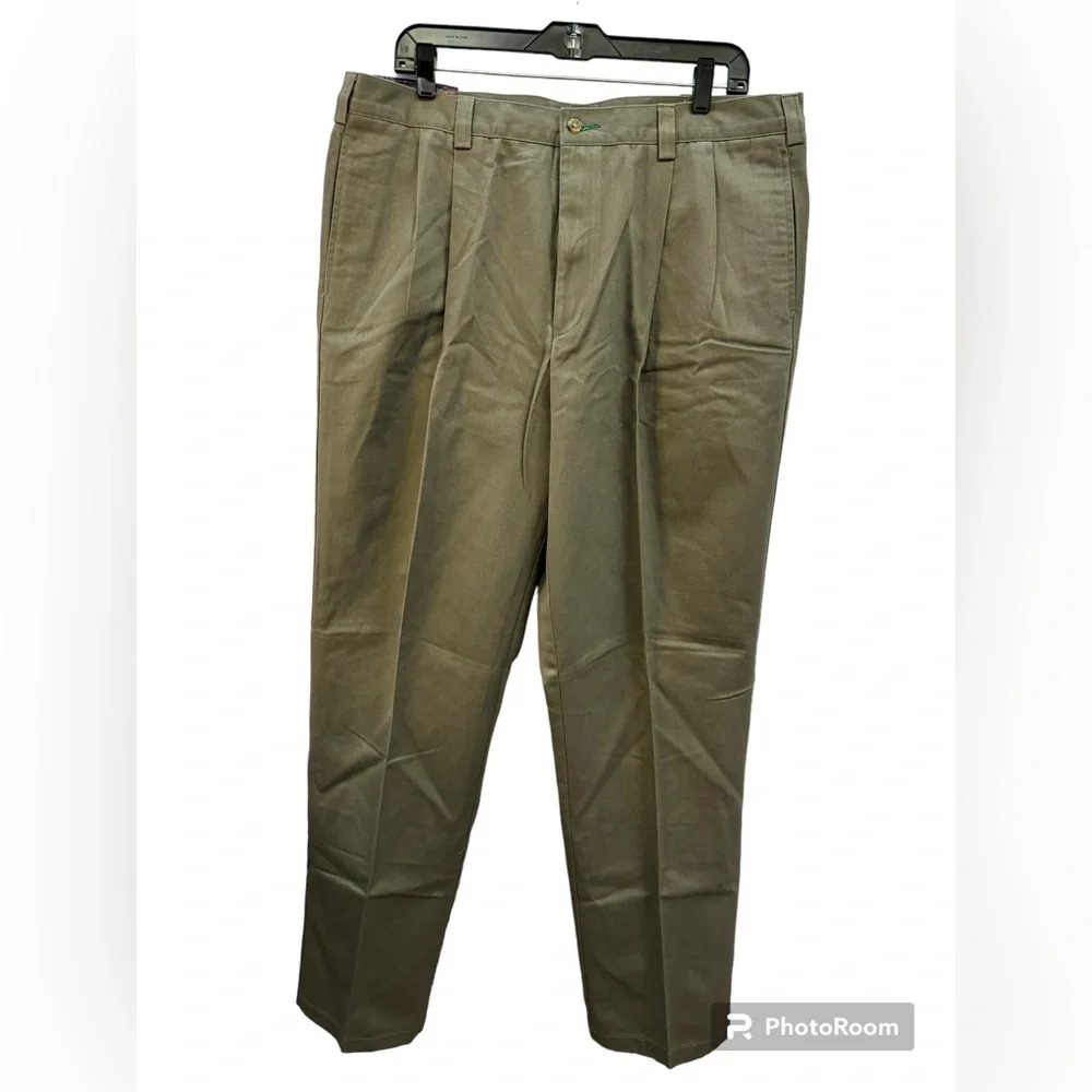 Tommy Hilfiger Men’s Kahki Pants Green Size 38 x 34 - Picture 1 of 7